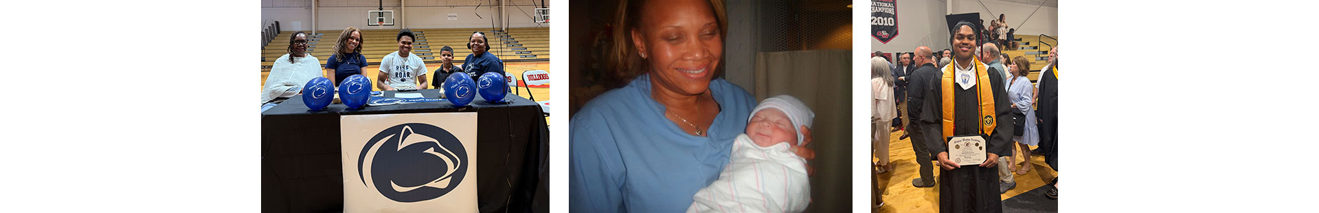 Photos of baby delivered by practice